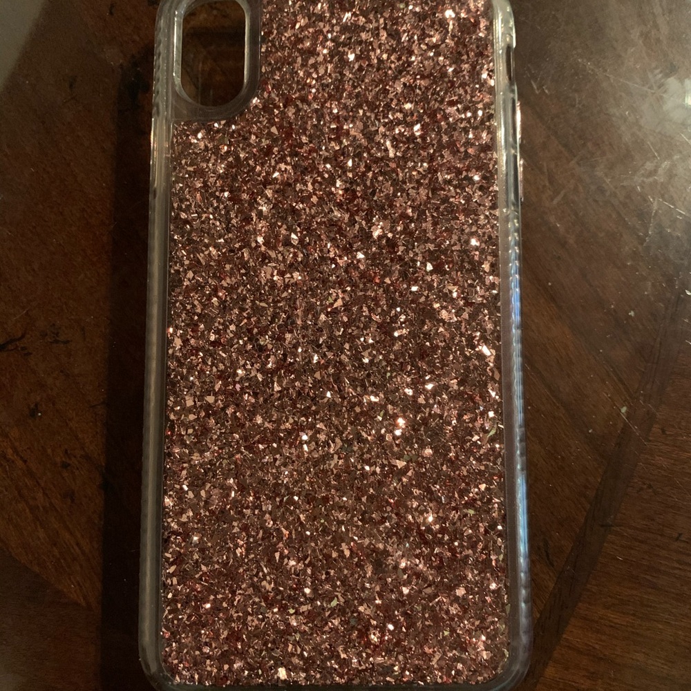 Bronze sparkle iPhone XS Max case